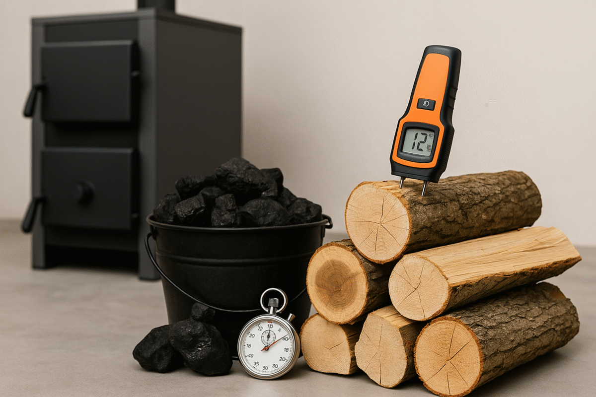 Уголь или дрова для КДГ: калорийность, влажность, длительность горения